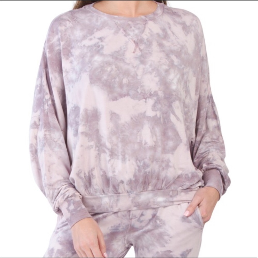 NWT Young fabulous & broke tie dye sweatshirt